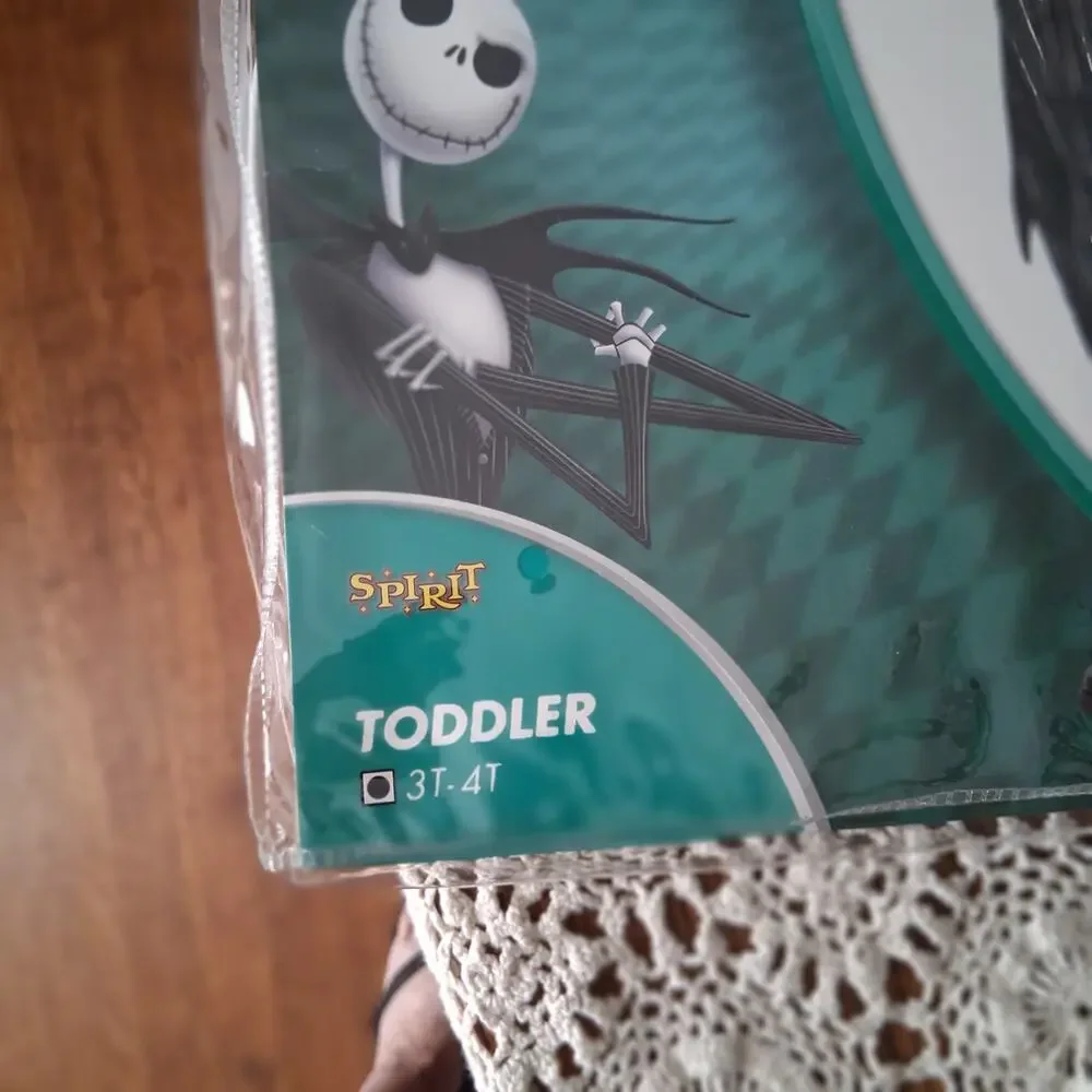 Spirit Halloween Jack Skellington costume 3t 4t  Nightmare Before Christmas